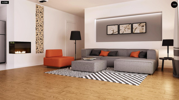 Проект дома U93 GL - 5 Одноэтажные дома в Киеве