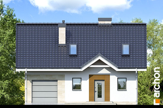 Проект дома Дом в бруснике 2 вер.2 - 3 С мансардным этажом дома в Киеве