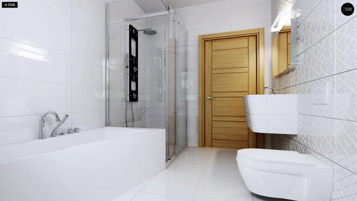 Проект дома Ux105 B - 15 Одноэтажные дома в Киеве