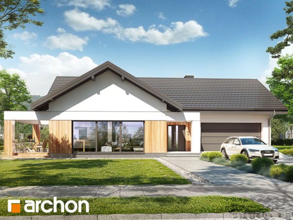 Проект дома Дом в сирени 11 (Г2) - 1 Одноэтажные дома в Киеве