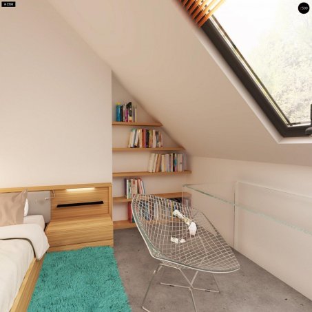 Проект дома U114 - 16 С мансардным этажом дома в Киеве