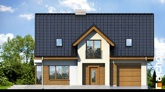 Проект дома Дом в бархатцах 2 (Н) вер.2 - 3 С мансардным этажом дома в Киеве