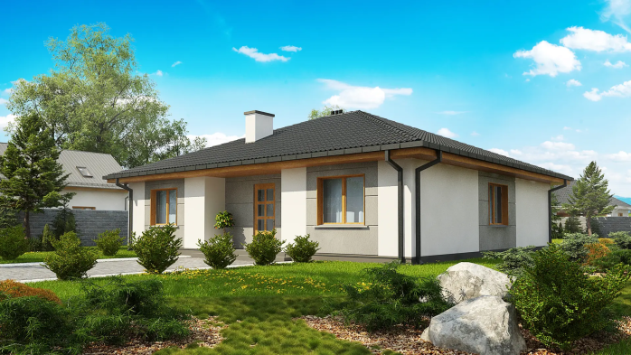 Проект дома U67 A - 1 Одноэтажные дома в Киеве