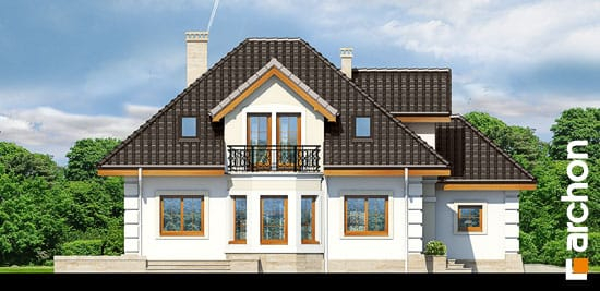 Проект дома Дом в рукколе 4 - 5 С мансардным этажом дома в Киеве