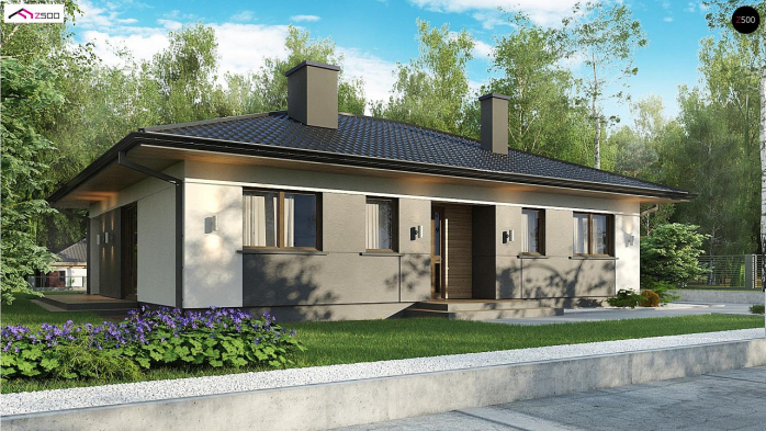 Проєкт будинку U368 D - Одноповерхові дома у Києві