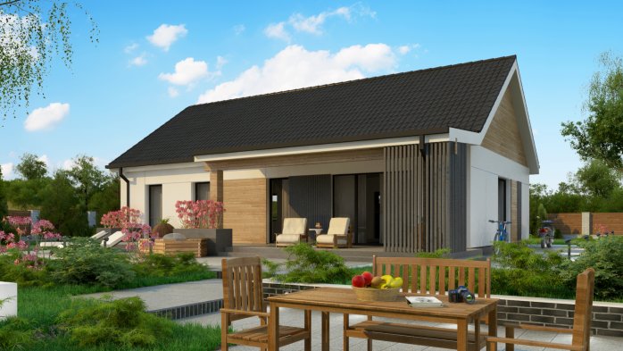 Проєкт будинку U376 35 v1 - Одноповерхові дома у Києві