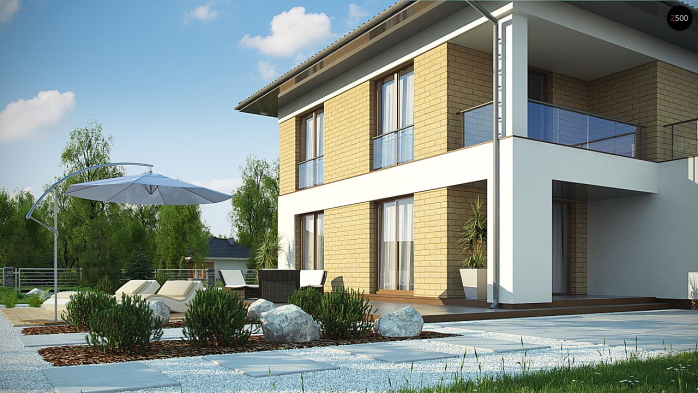 Проект дома Ux136 - 6 Двухэтажные дома в Киеве