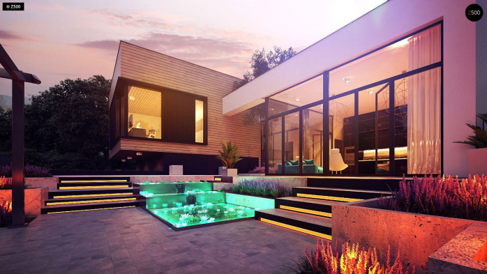 Проект дома Ux190 - 1 Двухэтажные дома в Киеве