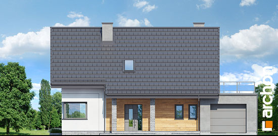 Проект дома Дом в хостах - 3 С мансардным этажом дома в Киеве