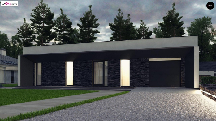 Проект дома Ux160 - 5 Одноэтажные дома в Киеве