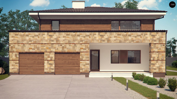 Проект дома Ux62 - 2 Двухэтажные дома в Киеве