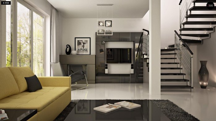 Проект дома U119 - 4 С мансардным этажом дома в Киеве