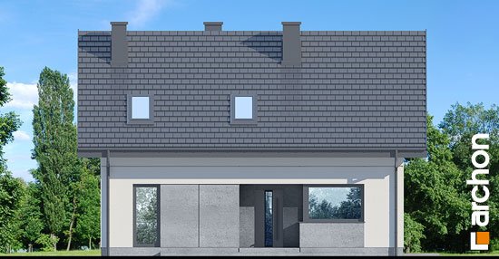 Проект дома Дом в рубеллах - 3 С мансардным этажом дома в Киеве