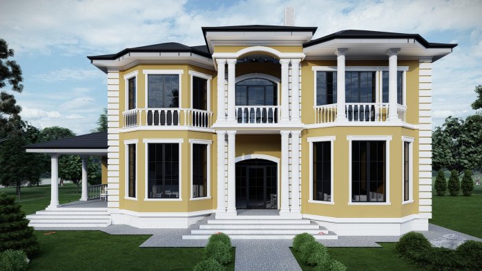 Проєкт будинку DBT 568 - Двоповерхові дома у Києві