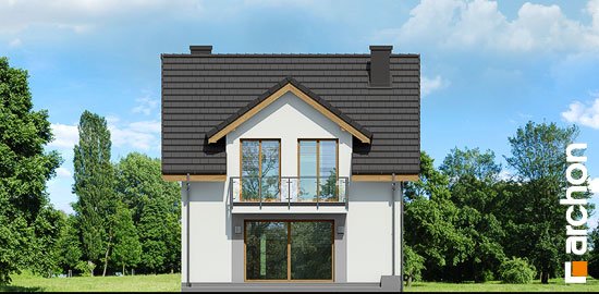 Проект дома Дом в клематисах 21 - 6 С мансардным этажом дома в Киеве