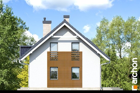 Проект дома Дом в бруснике 2 вер.2 - 4 С мансардным этажом дома в Киеве