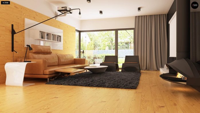 Проект дома Ux100 - 5 Одноэтажные дома в Киеве