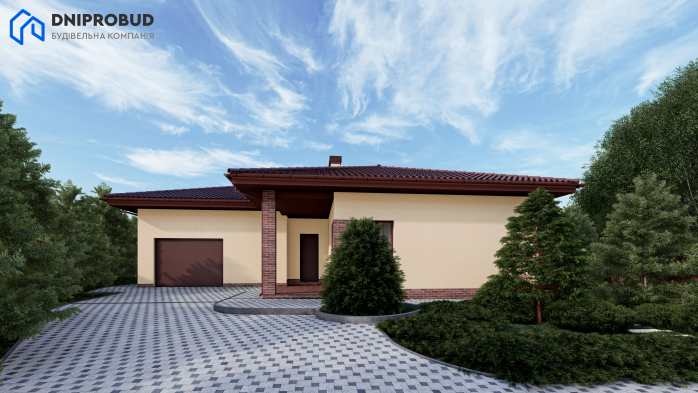 Проєкт будинку Db 10 - Одноповерхові дома у Києві