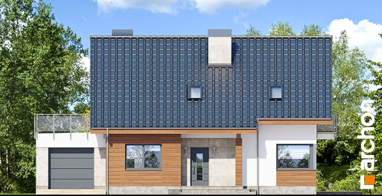 Проект дома Дом в яблонках 4 (Г) - 3 С мансардным этажом дома в Киеве