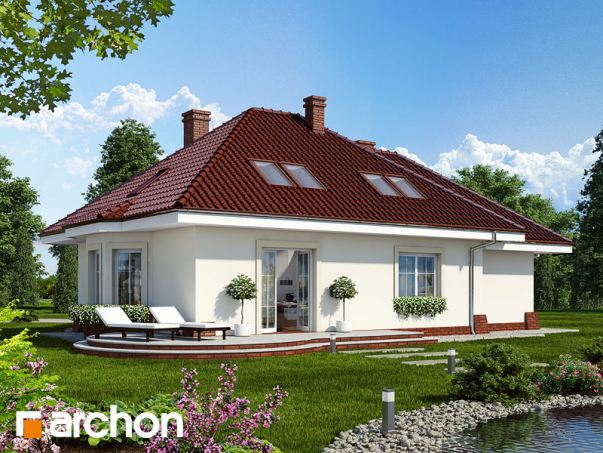 Проект дома Дом в лотосах (Г) вер.2 - 2 С мансардным этажом дома в Киеве