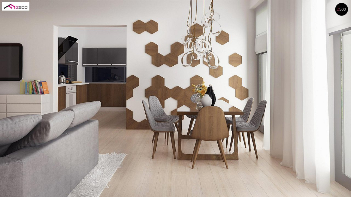 Проект дома Ux104 - 7 Одноэтажные дома в Киеве