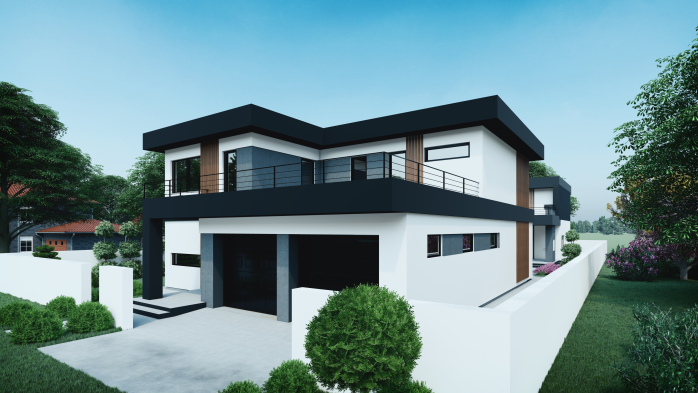 Проєкт будинку DBT 275 - Двоповерхові дома у Києві