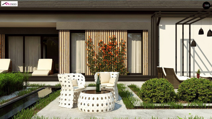 Проект дома U459 - 5 Одноэтажные дома в Киеве