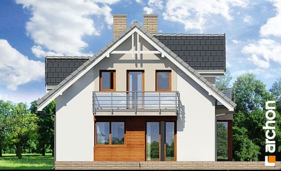 Проект дома Дом в рододендронах 5 (ВH) - 6 С мансардным этажом дома в Киеве