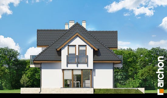 Проект дома Дом в вербене (Н) вер.2 - 4 С мансардным этажом дома в Киеве