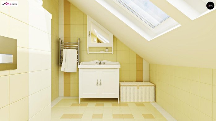 Проєкт будинку U71 GL - З мансардним поверхом дома у Києві