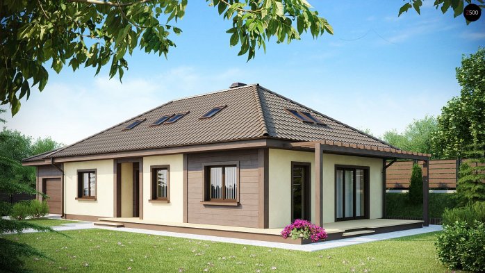 Проект дома U90 - 2 С мансардным этажом дома в Киеве