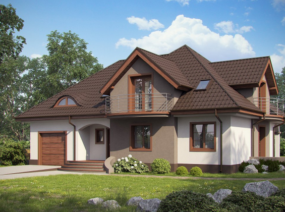 Проект дома U18 GL bk