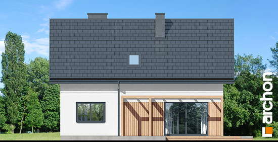 Проект дома Дом в вистерии 8 - 6 С мансардным этажом дома в Киеве