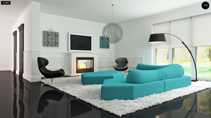 Проект дома U26 - 5 Одноэтажные дома в Киеве