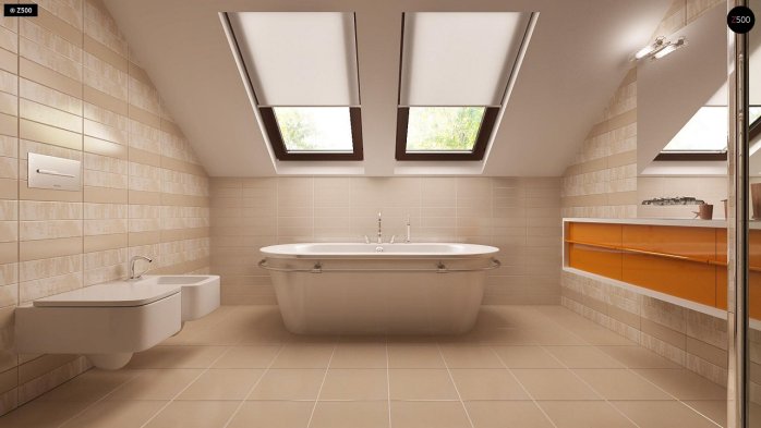 Проект дома U222 - 19 С мансардным этажом дома в Киеве