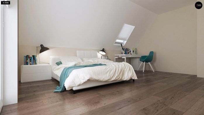 Проект дома U92 - 9 С мансардным этажом дома в Киеве