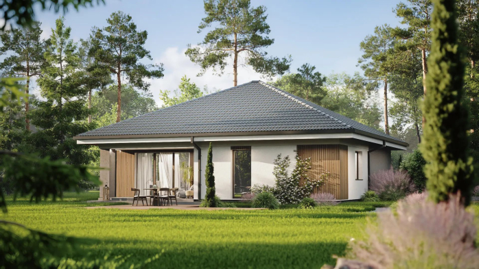 Проект дома U521 v1 - 2 Одноэтажные дома в Киеве