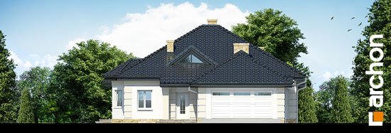 Проект дома Дом в настурциях 3 вер.3 - 3 С мансардным этажом дома в Киеве