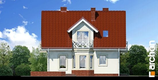 Проект дома Дом в рододендронах вер.2 - 5 С мансардным этажом дома в Киеве