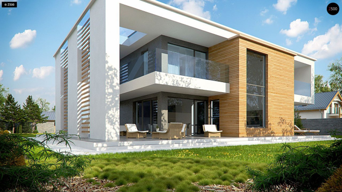 Проект дома Ux75 - 3 Двухэтажные дома в Киеве