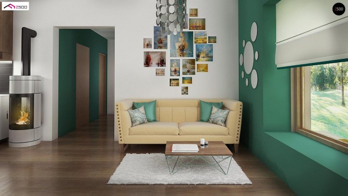 Проект дома U139 v2 - 7 Одноэтажные дома в Киеве