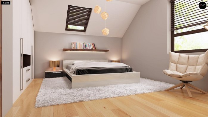 Проект дома U79 - 10 С мансардным этажом дома в Киеве