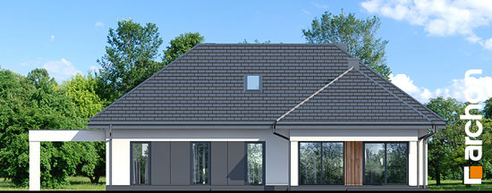 Проект дома Дом в мекинтошах 12 - 6 Одноэтажные дома в Киеве