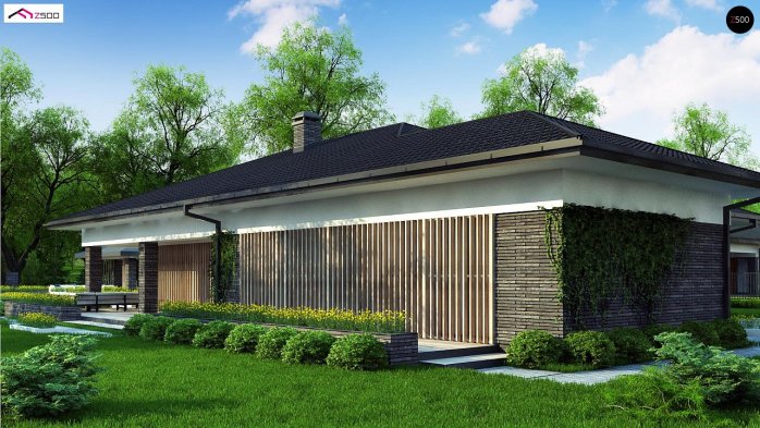 Проект дома U400 - 6 Одноэтажные дома в Киеве