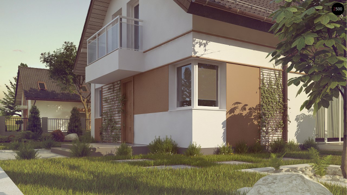 Проект дома U265 - 7 С мансардным этажом дома в Киеве