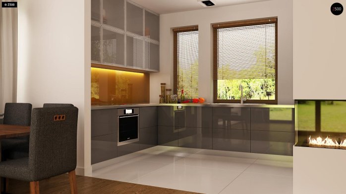 Проект дома U93 GL - 8 Одноэтажные дома в Киеве