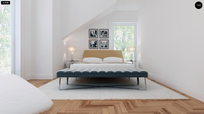 Проект дома U226 - 16 С мансардным этажом дома в Киеве