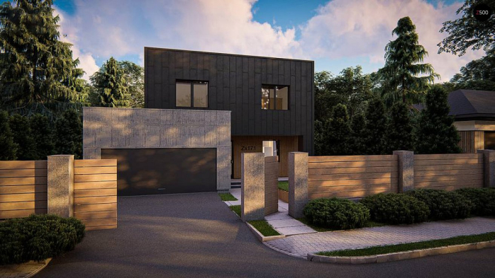 Проект дома Ux171 - 2 Двухэтажные дома в Киеве