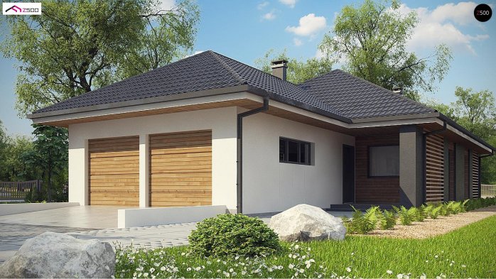 Проект дома U327 - 3 Одноэтажные дома в Киеве