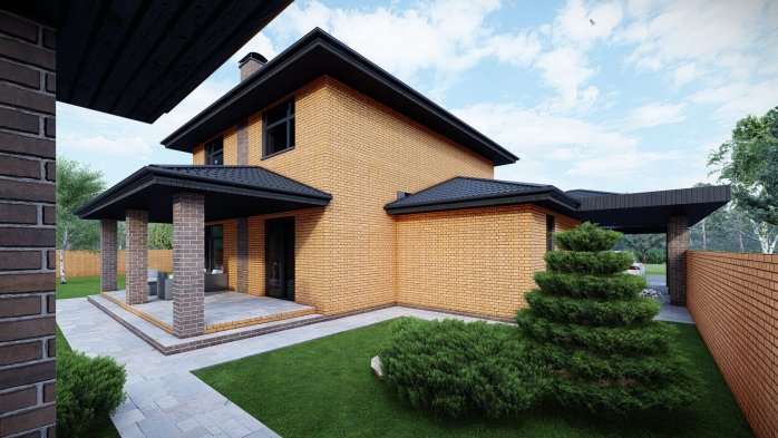 Проєкт будинку DBT 613 - Двоповерхові дома у Києві